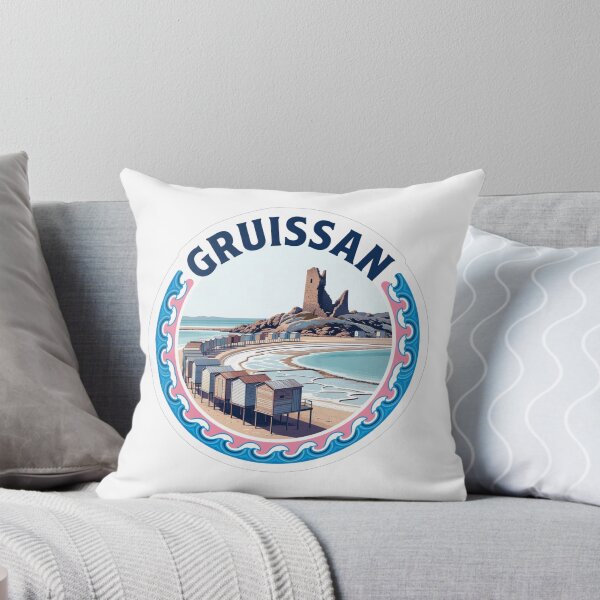 Item preview, Gruissan Village France Sticker designed and sold by Imaginarium of Chaos falcon88 .