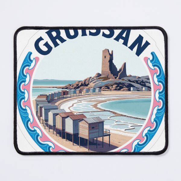 Item preview, Gruissan Village France Sticker designed and sold by Imaginarium of Chaos falcon88 .