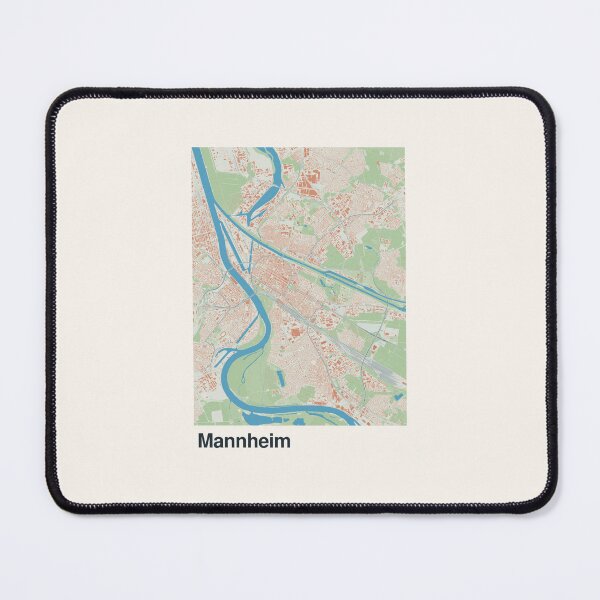 Item preview, Mannheim Minimalistic Map Art designed and sold by MapsNerd.