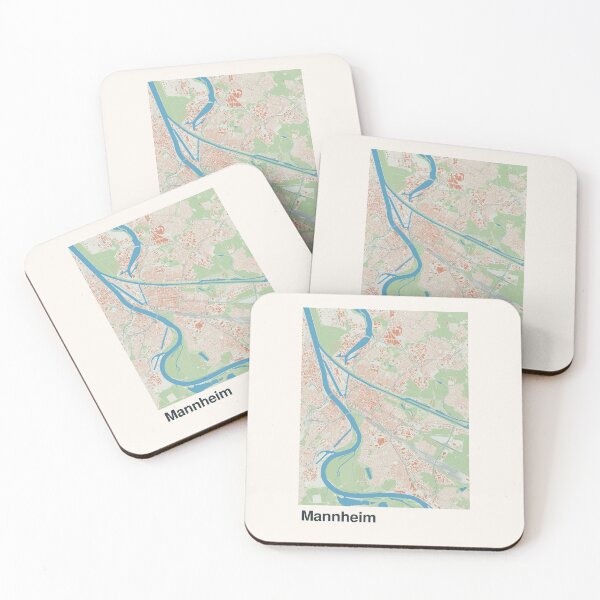 Item preview, Mannheim Minimalistic Map Art designed and sold by MapsNerd.