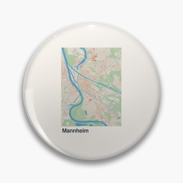 Item preview, Mannheim Minimalistic Map Art designed and sold by MapsNerd.