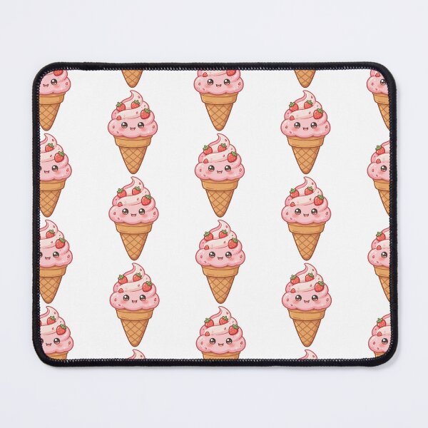 Item preview, Cute strawberry ice-cream cone designed and sold by priyankajustine.