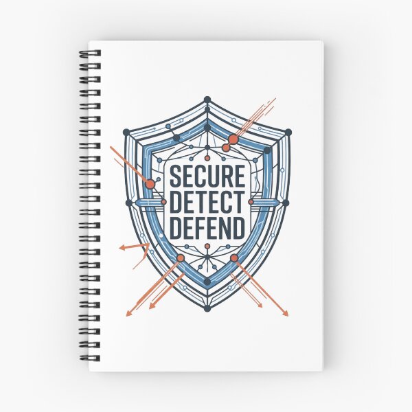 Item preview, Secure Detect Defend Cybersecurity Engineer designed and sold by Amr Darwish Graphic designer.