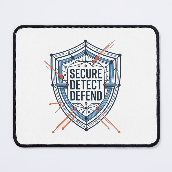 Item preview, Secure Detect Defend Cybersecurity Engineer designed and sold by Amr Darwish Graphic designer.