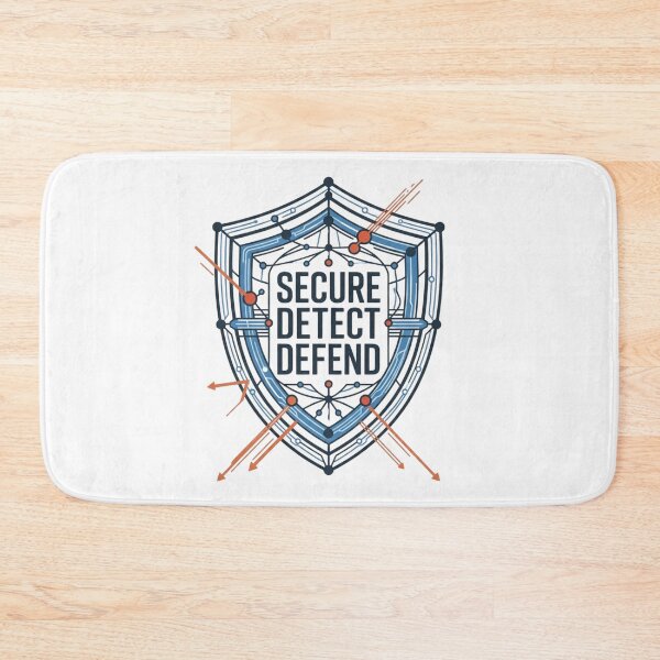 Item preview, Secure Detect Defend Cybersecurity Engineer designed and sold by Amr Darwish Graphic designer.