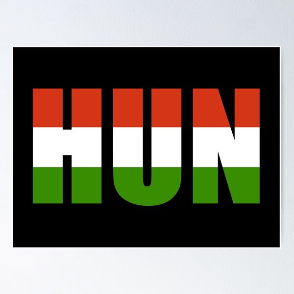 Item preview, Hungary Flag Initials HU designed and sold by shitpostee.