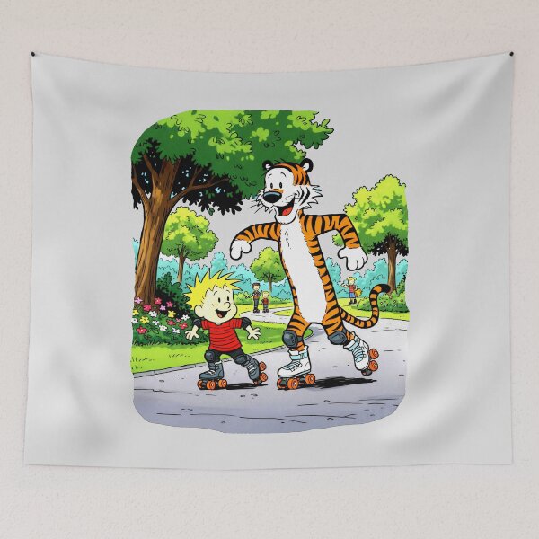 Item preview, Calvin and Hobbes Roller Skating Fun designed and sold by laschikarin.