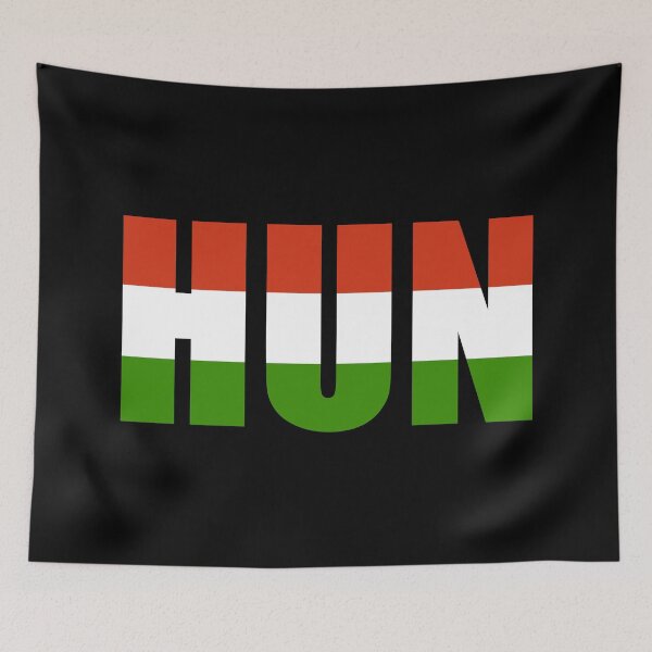 Item preview, Hungary Flag Initials HU designed and sold by shitpostee.