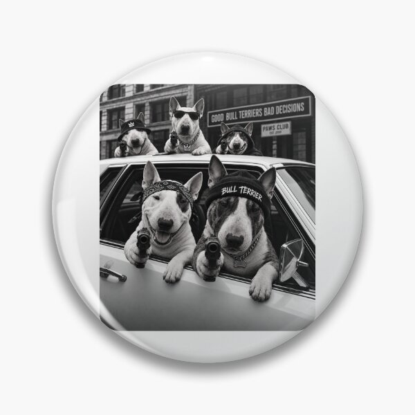 Item preview, Funny Bull Terrier Good Dog Bad Decisions designed and sold by luu phong.