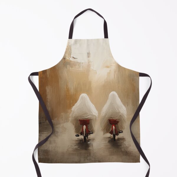 Item preview, Ghosts Riding Red Bicycles Abstract Painting designed and sold by NatureSight.