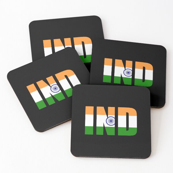 Item preview, India Flag Initials IN designed and sold by shitpostee.