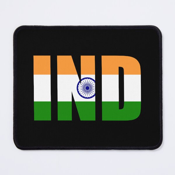 Item preview, India Flag Initials IN designed and sold by shitpostee.