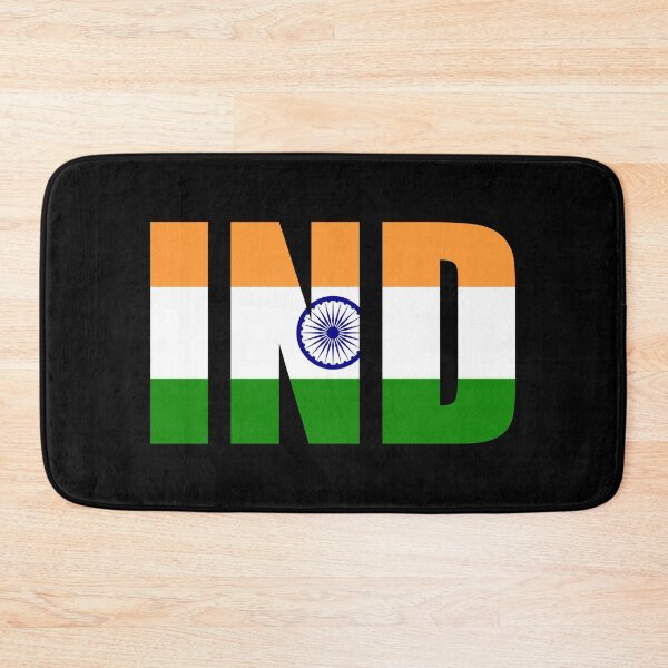 Item preview, India Flag Initials IN designed and sold by shitpostee.