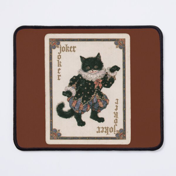 Item preview, Joker Cat – Vintage Playing Card designed and sold by AL Gothic Whimsy.