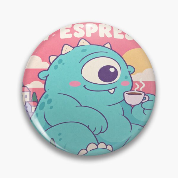 Item preview, One Eye On My Espresso Cute Cyclops Monster designed and sold by LongIslandDesgn.