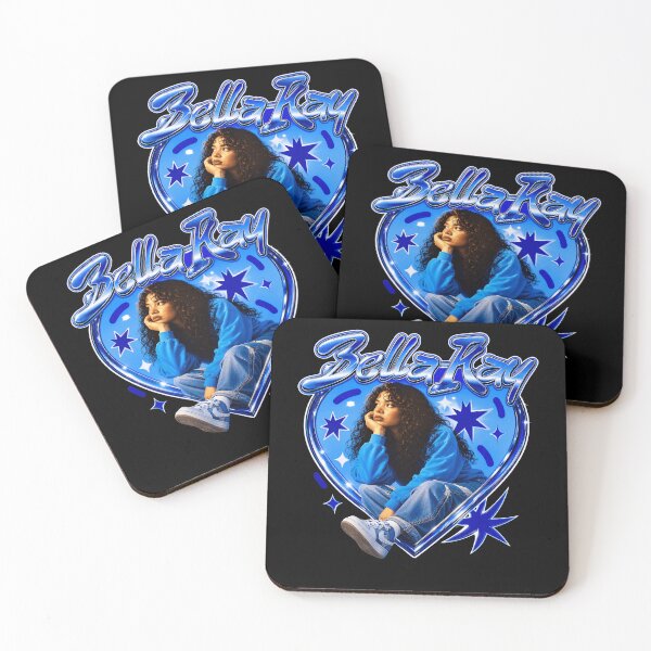 Item preview, Bella Ray Blue Heart Retro designed and sold by MarcellaDebbie.
