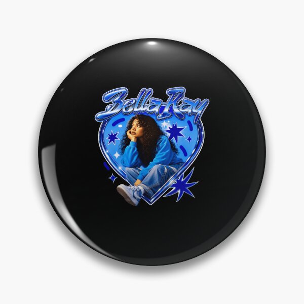 Item preview, Bella Ray Blue Heart Retro designed and sold by MarcellaDebbie.