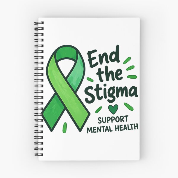 Item preview, Mental Illness Awareness Green Ribbon Mental Health Support designed and sold by clintang.