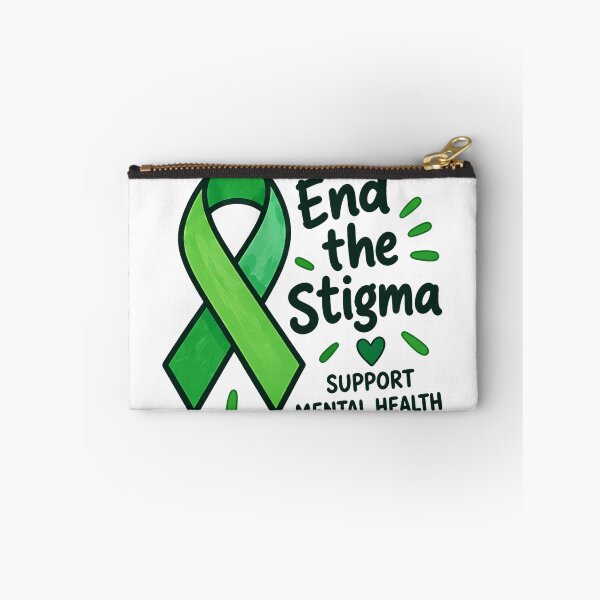 Item preview, Mental Illness Awareness Green Ribbon Mental Health Support designed and sold by clintang.