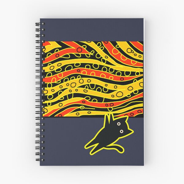 Item preview, Shadow Cat Clinging To Yellow Pattern Frame designed and sold by CatframeUS.