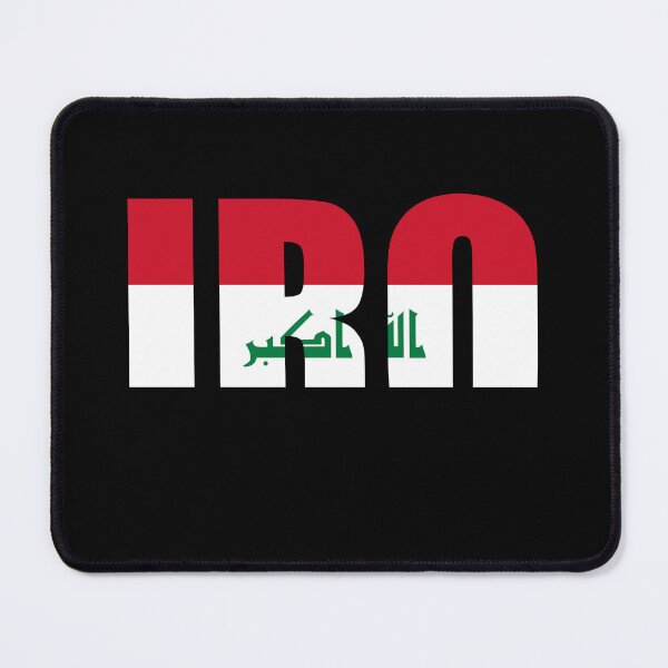Item preview, Iraq Flag Initials IQ designed and sold by shitpostee.