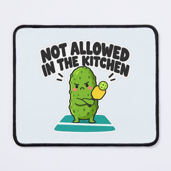 Item preview, Funny Pickleball Not Allowed In The Kitchen Pickle designed and sold by Fanverse Merchandise.