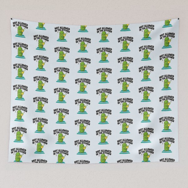 Item preview, Funny Pickleball Not Allowed In The Kitchen Pickle designed and sold by Fanverse Merchandise.