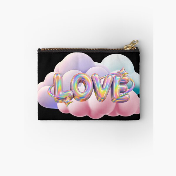 Item preview, 3D Holographic Love Word on Pastel Clouds designed and sold by Rynasvz.