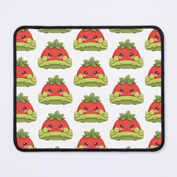 Item preview, Green and red cute strawberry hat designed and sold by priyankajustine.