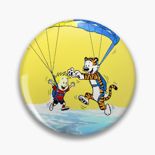 Item preview, Calvin and Hobbes Skydiving Adventure designed and sold by laschikarin.