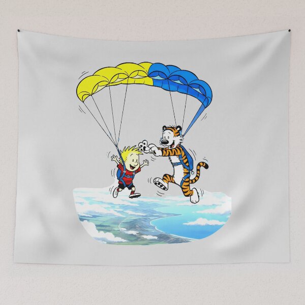 Item preview, Calvin and Hobbes Skydiving Adventure designed and sold by laschikarin.