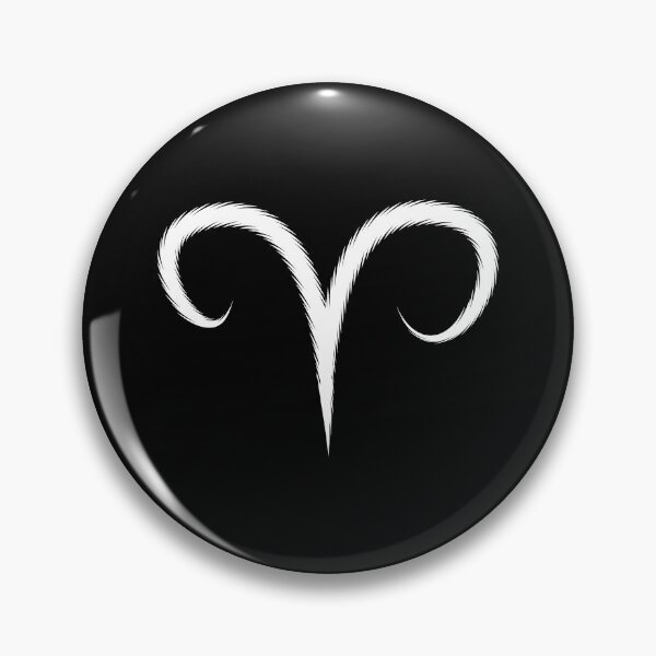 Item preview, \White Aries Ram Zodiac Symbol Design designed and sold by pattern-archive.