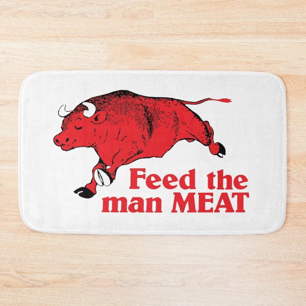 Item preview, Feed The Man Meat (1980s Aussie advert) designed and sold by Wonderbouy.