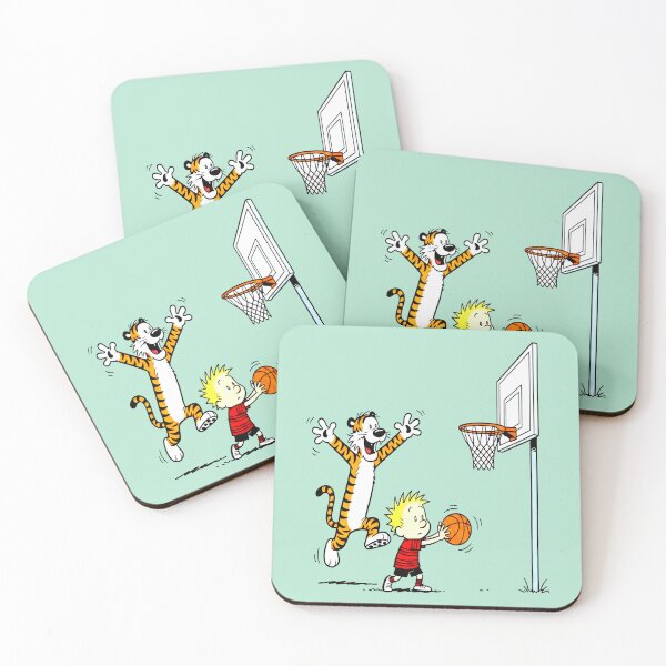 Item preview, Calvin and Hobbes Play Basketball designed and sold by laschikarin.