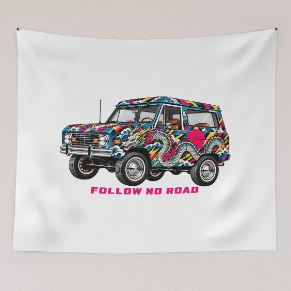 Item preview, Dragon Rush – Japanese Pop Off-Road 4x4 Art designed and sold by KASUMINK.