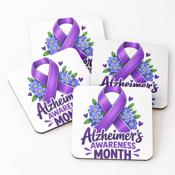 Item preview, Alzheimer’s Awareness Ribbon Memory Loss Support designed and sold by clintang.