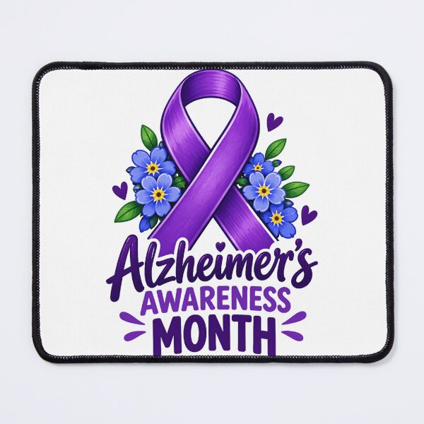 Item preview, Alzheimer’s Awareness Ribbon Memory Loss Support designed and sold by clintang.