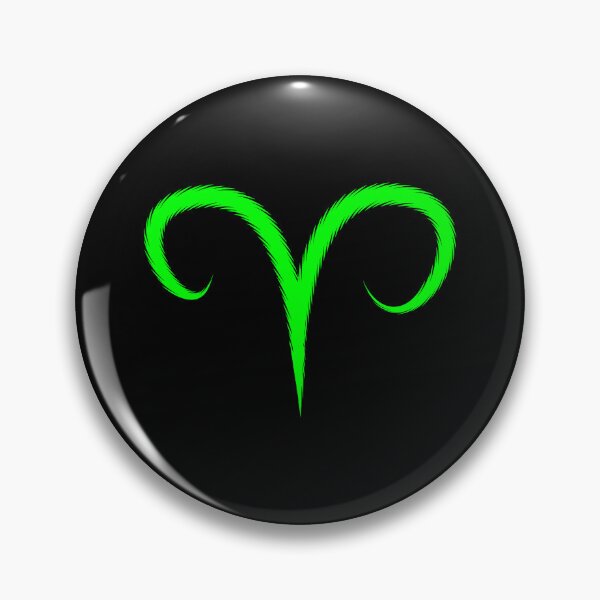 Item preview, Lime Aries Ram Zodiac Symbol Design designed and sold by pattern-archive.