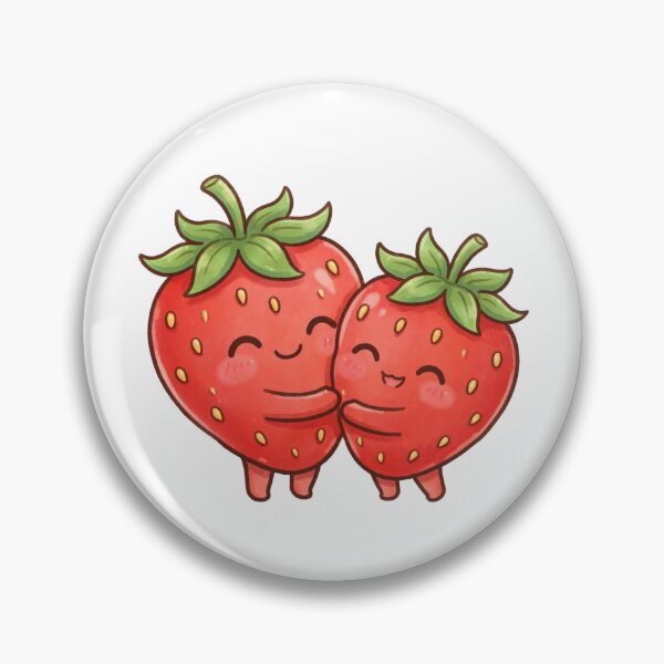Item preview, Hugging and loving strawberries designed and sold by priyankajustine.
