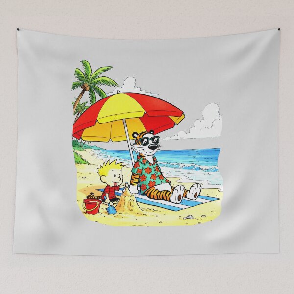 Item preview, Calvin and Hobbes at the Beach designed and sold by laschikarin.