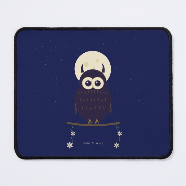 Item preview, Wild & Wise Owl Under Full Moon Celestial Night T-Shirt designed and sold by ZoomTaDesign.