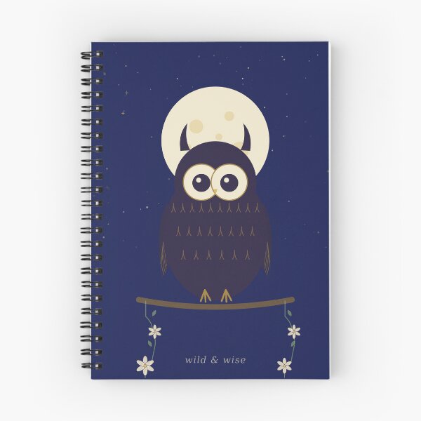 Item preview, Wild & Wise Owl Under Full Moon Celestial Night T-Shirt designed and sold by ZoomTaDesign.