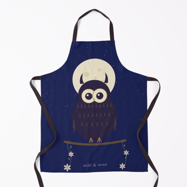Item preview, Wild & Wise Owl Under Full Moon Celestial Night T-Shirt designed and sold by ZoomTaDesign.