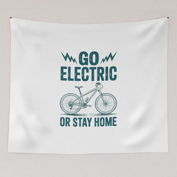 Item preview, GO ELECTRIC OR STAY HOME designed and sold by jkrphoto.