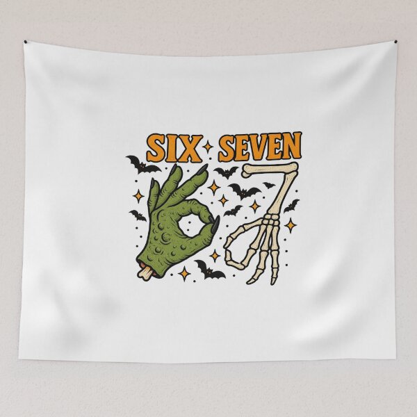 Item preview, Six Seven Funny Meme Halloween designed and sold by GalenoHenley.