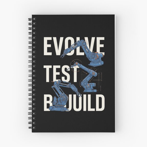 Item preview, Build Test Evolve Robotics Engineer Design designed and sold by Amr Darwish Graphic designer.