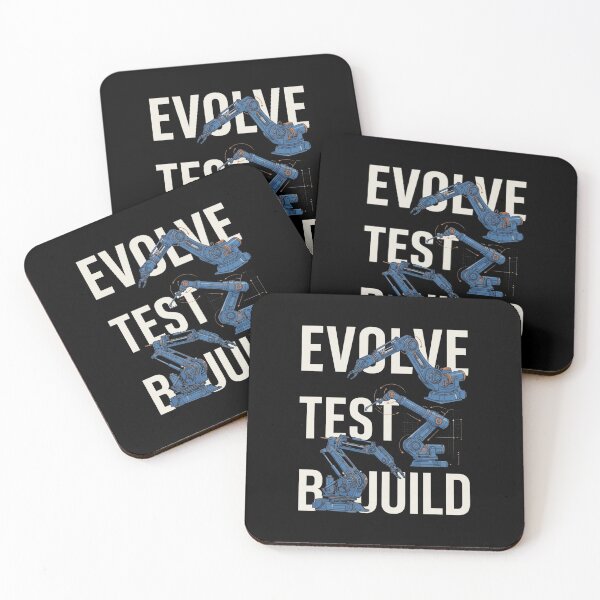 Item preview, Build Test Evolve Robotics Engineer Design designed and sold by Amr Darwish Graphic designer.