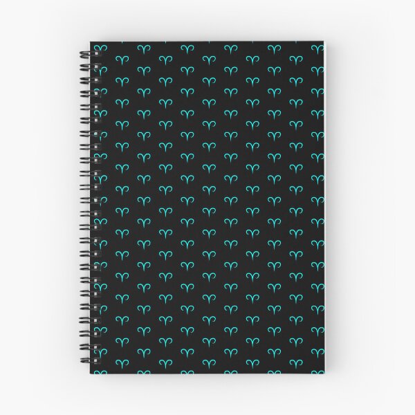 Item preview, Cyan Aries Ram Zodiac Symbol Design designed and sold by pattern-archive.