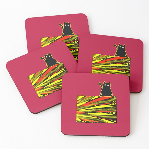 Item preview, Cat Perched On Sharp Geometric Frame designed and sold by CatframeUS.