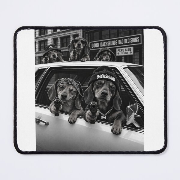 Item preview, Funny Dachshund Good Dog Bad Decisions designed and sold by luu phong.